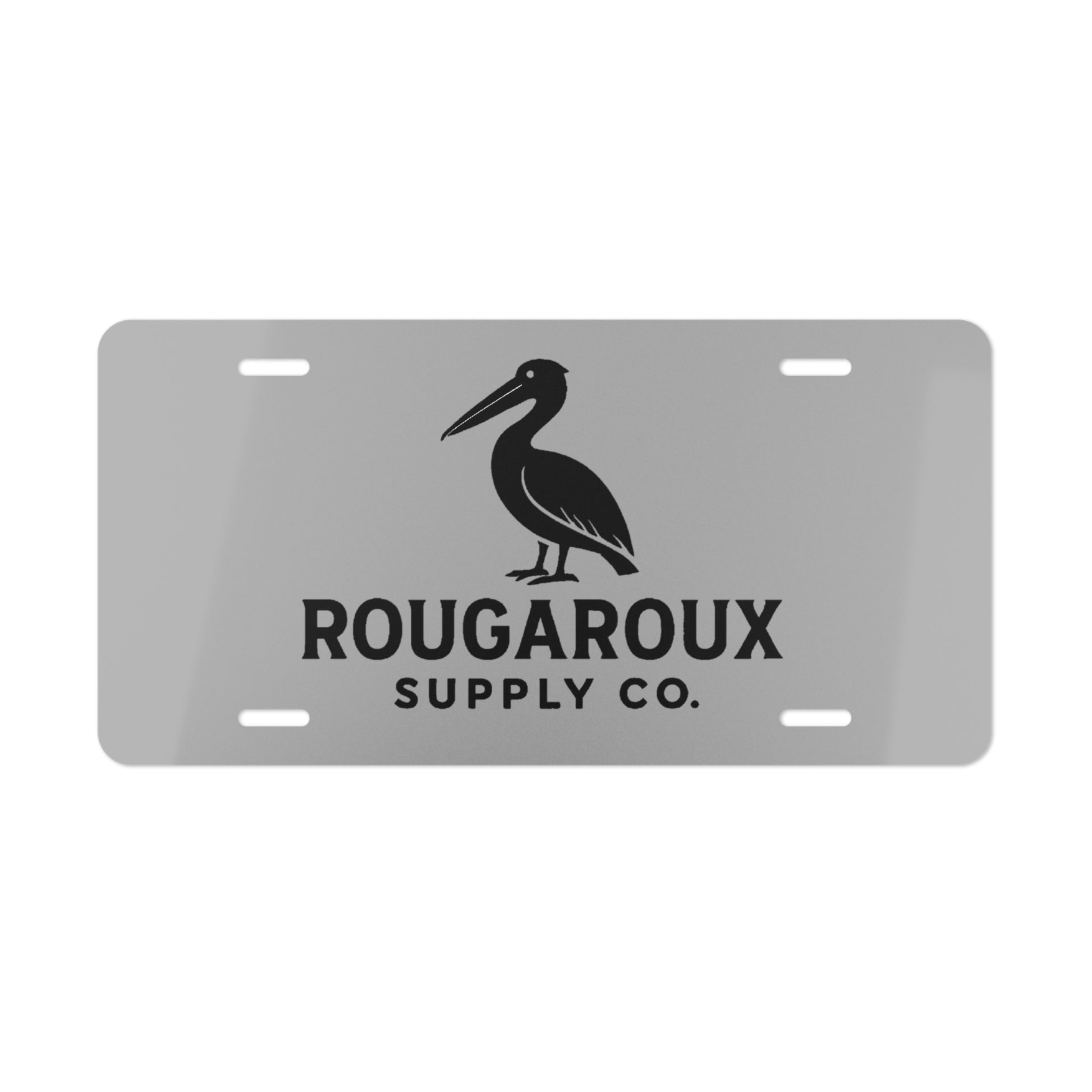 RSC Pelican Vanity Plate (Light Gray)