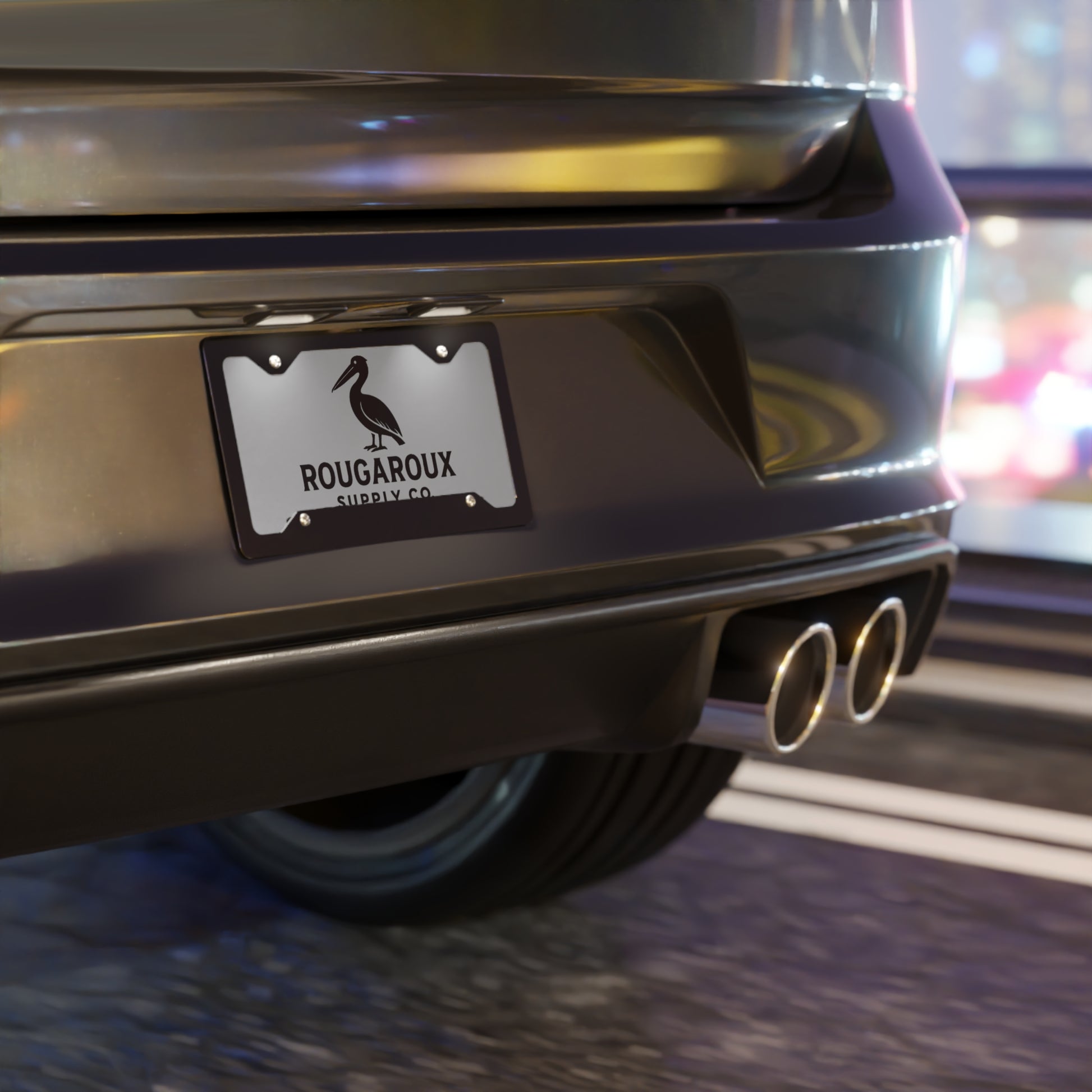 RSC Pelican Vanity Plate (Light Gray)