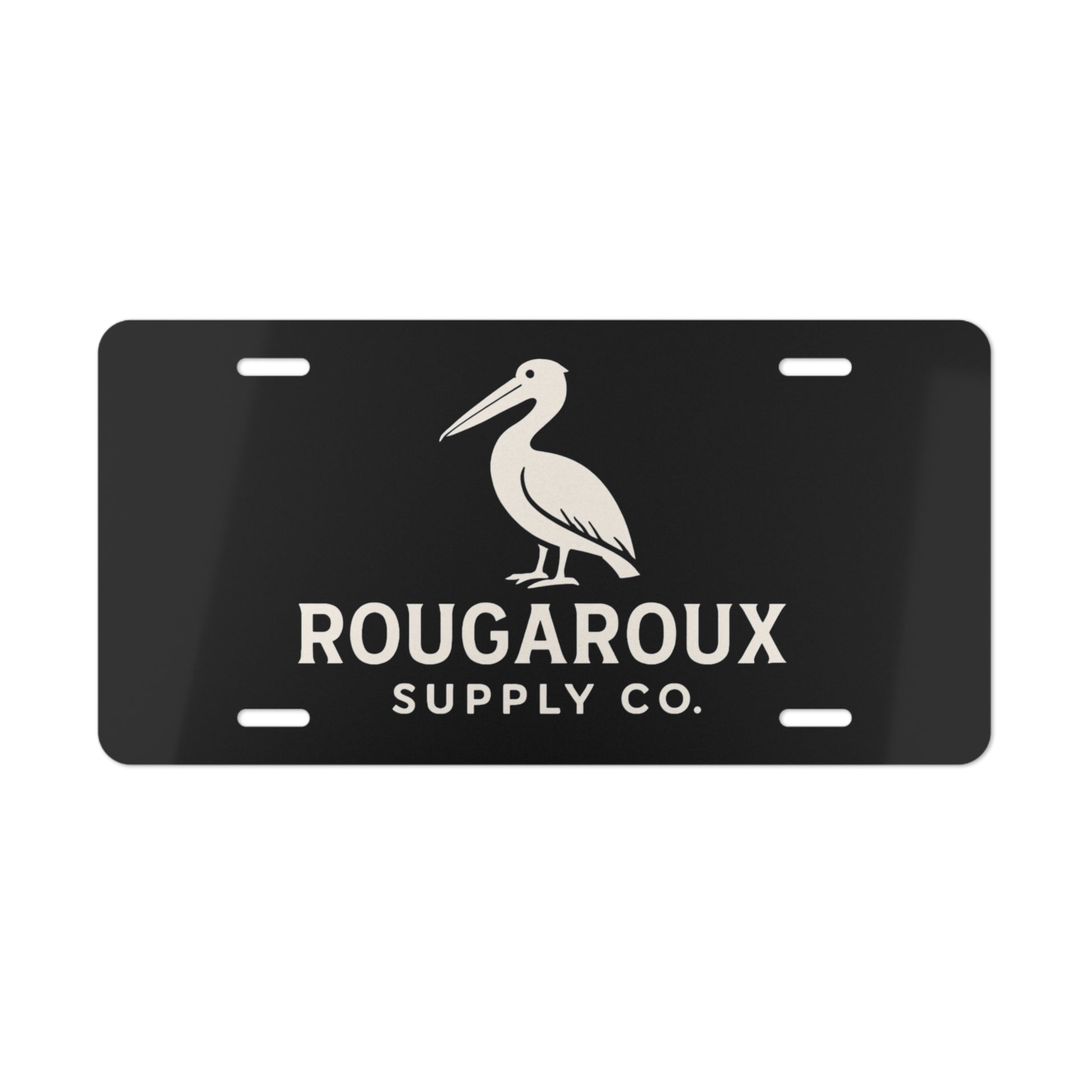 RSC Pelican Vanity Plate (Black)