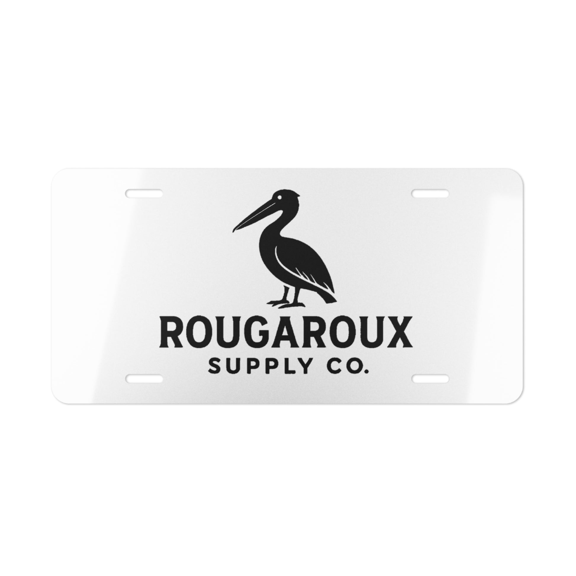 RSC Pelican Vanity Plate (White)