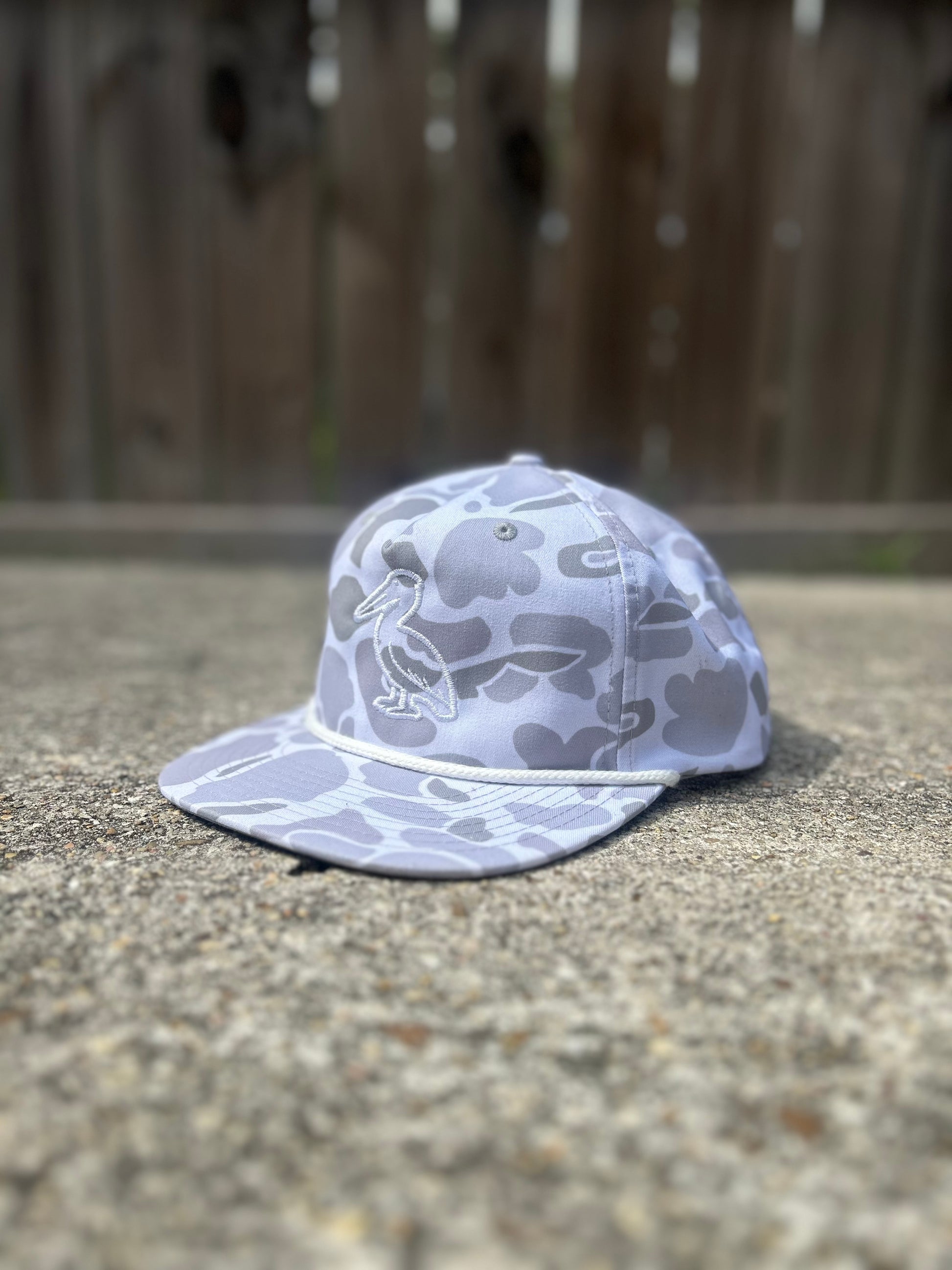 Duck Camo Pelican Rope Hat (PRE-ORDER)